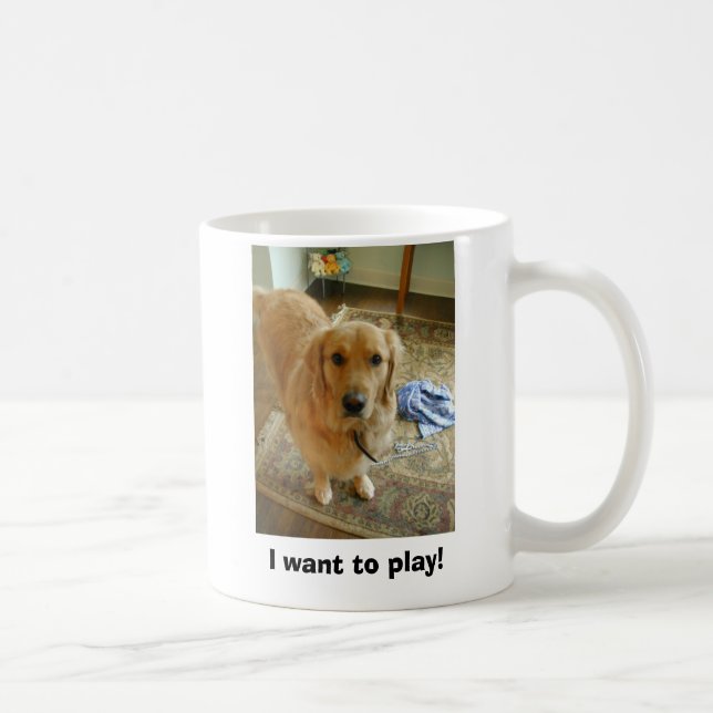 Caneca De Café Oxidado o golden retriever (Direita)