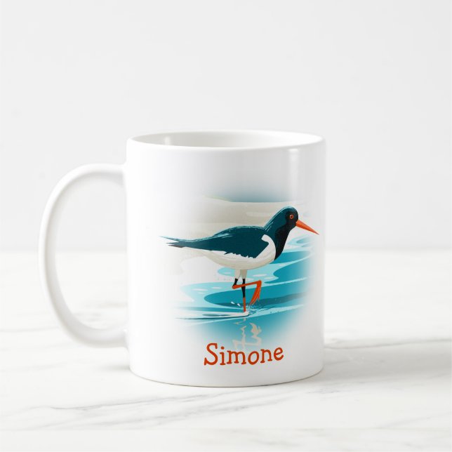 Caneca De Café Oystercatcher (Esquerda)