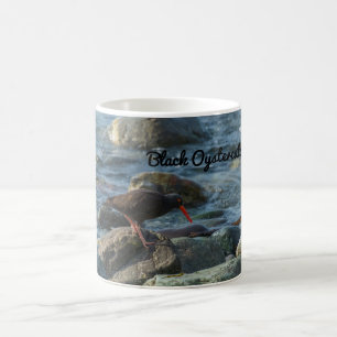 Caneca De Café Oystercatcher Preto