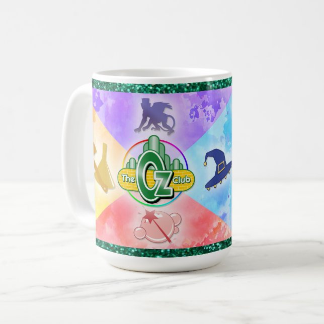 Caneca De Café Oz Map Mug (Frente Esquerda)