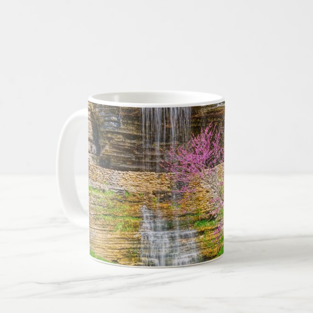 Caneca De Café Ozarks Primavera Bluff Coffee Mug (Frente Esquerda)