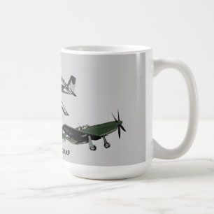 Caneca De Café P51 Mustang US Fighter Mug