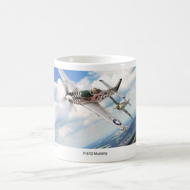 Caneca De Café P51D Mustang (Centro)