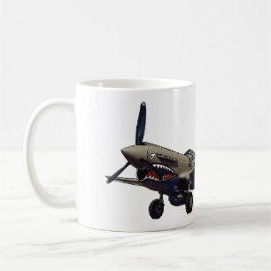 Caneca De Café P-40 Aeronaves de Warhawk Mugs & Cups