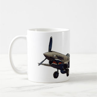 Caneca De Café P-40 Aeronaves de Warhawk Mugs & Cups
