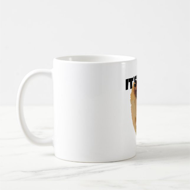 Caneca De Café P é para o Macaco Proboscis (Esquerda)