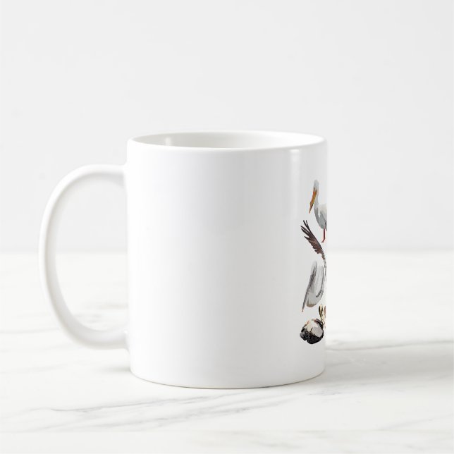 Caneca De Café P é para Pelican (Esquerda)