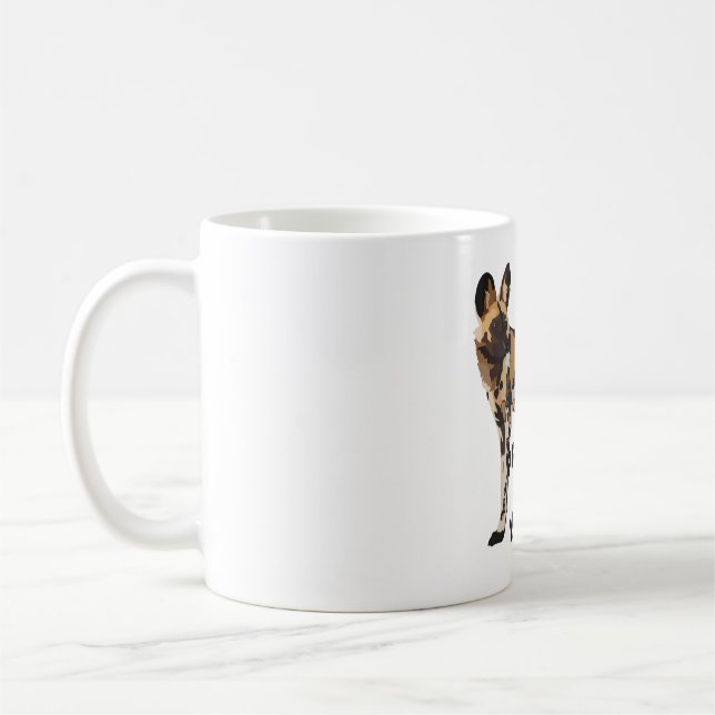Caneca De Café P é para Pintado Cachorro (Esquerda)