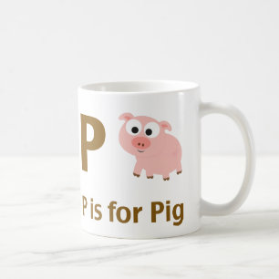 Caneca De Café P é para Porcos