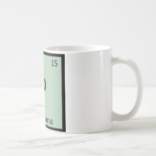 Caneca De Café P - Plesiosaurus Dinossauro Química Tabela Periódi