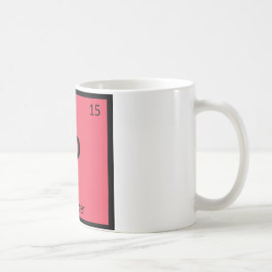 Caneca De Café P - Química de Legumes Pimenta Tabela Periódica