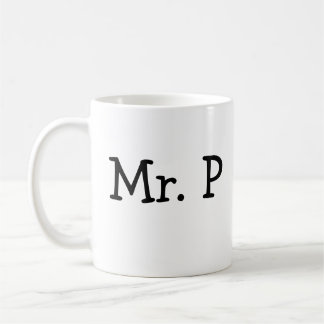Caneca De Café P. Teacher / Educator Mug