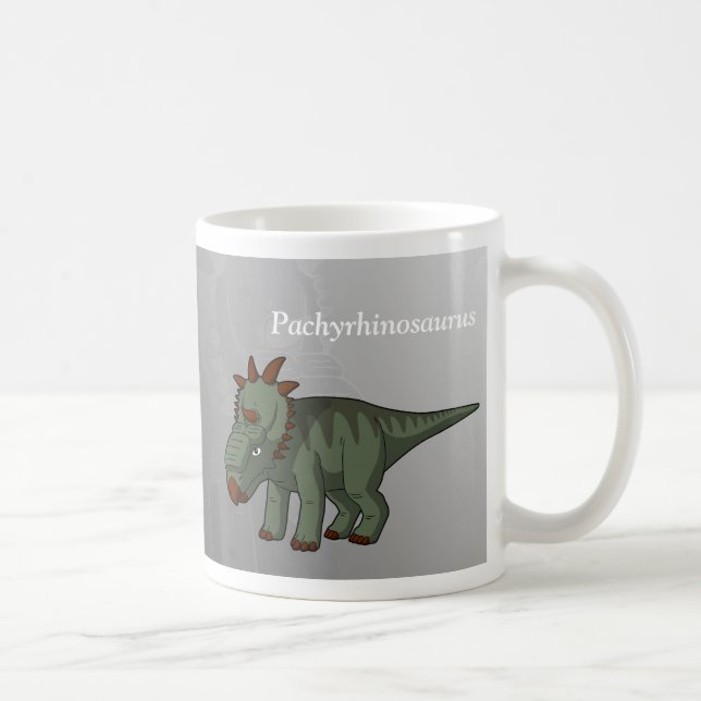 Caneca De Café Pachyrhinosaurus Dinossauro (Direita)