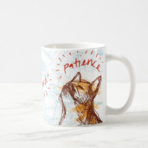 Caneca De Café Paciência da recompensa da esperança