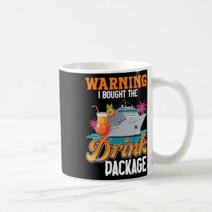 Caneca De Café Pacote de Bebidas de Férias em Navio de Cruzeiro A