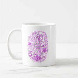 Caneca De Café Pacote de Confeitaria Fofo