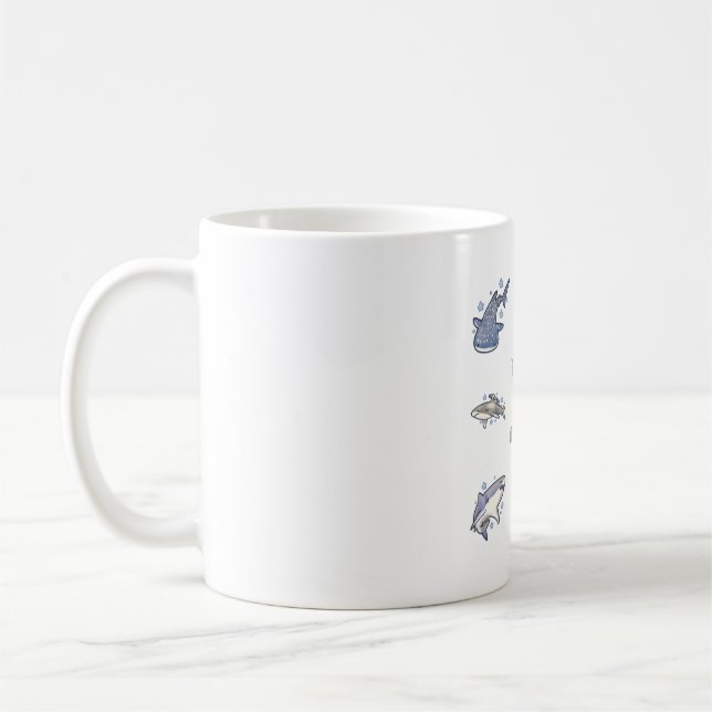 Caneca De Café Pacote de tipos tubarões (Esquerda)