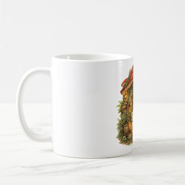 Caneca De Café Padaria de Cogumelos | Casa de Campo Caprichosa  (Esquerda)