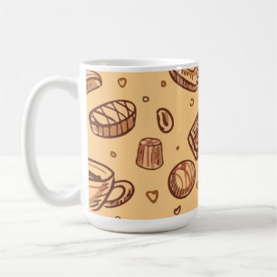Caneca De Café padaria padrão contínuo