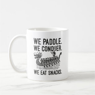 Caneca De Café Paddle, Conquiste, Coma Snacks - Barco Dragão Engr