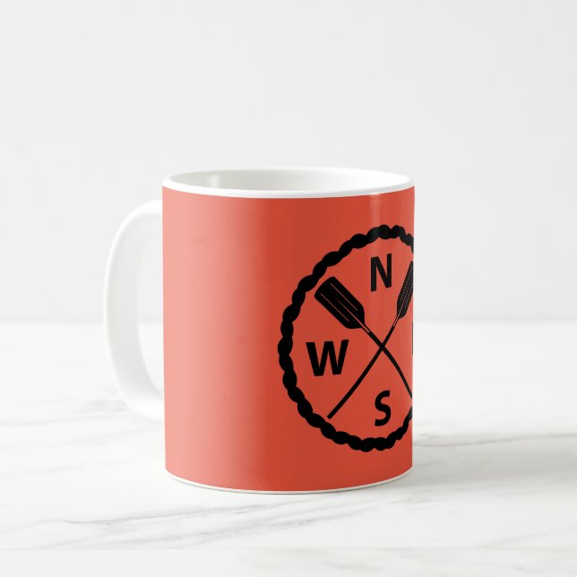 Caneca De Café Paddle Explorer Design - Clássico (Frente Esquerda)