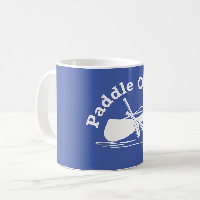 Caneca De Café Paddle Na Design - Pega Clássica (Frente Esquerda)