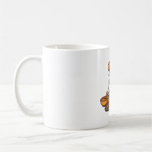 Caneca De Café Padeiro Fantasma Assando Biscoitos Arte de Hallowe