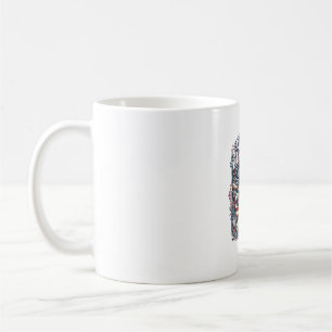 Caneca De Café Padeiro Patriótico de Massa Mãe