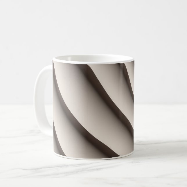 Caneca De Café Padrão 3D elegante Design Mug (Frente Esquerda)