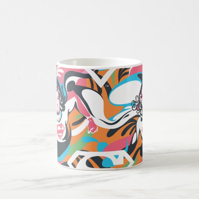 Caneca De Café Padrão 4 de oscilações de cores da supergirl (Centro)