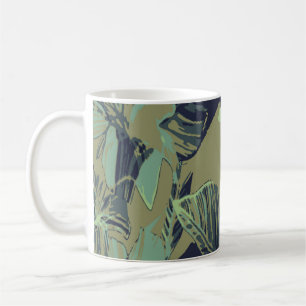 Caneca De Café Padrão abstrato em fundo vintage, moderno, ser