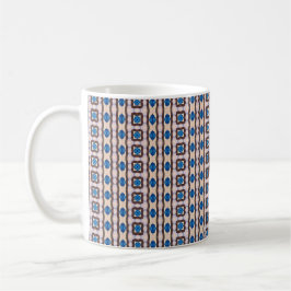 Caneca De Café Padrão abstrato geométrico mosaico moderno 1298