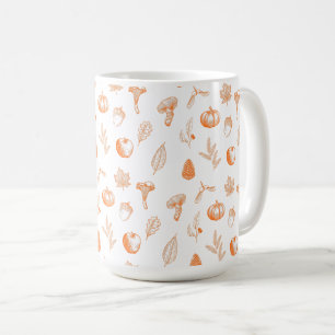 Caneca De Café Padrão Aconchegante de Outono