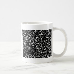 Caneca De Café Padrão Amarelo Preto da Camo Digital