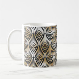 Caneca De Café Padrão Barroco Invisível. Patente ornamental ven