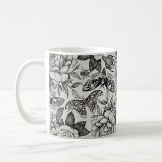 Caneca De Café padrão botânico