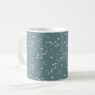 Caneca De Café Padrão Céu de Constelação de Corte