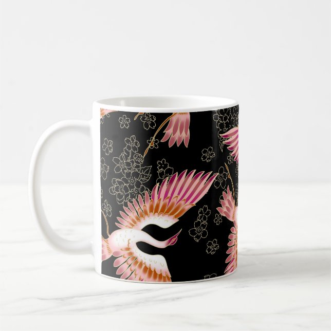 Caneca De Café Padrão Chinono Japonês Tradicional (Esquerda)