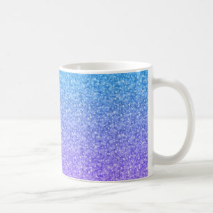 Caneca De Café Padrão Colorido De Brilhante E Estilhaços