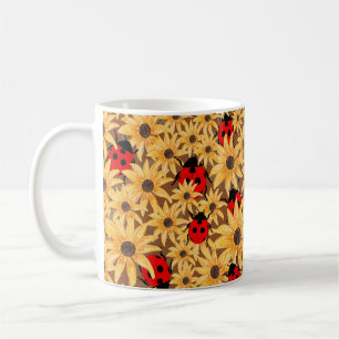 Caneca De Café Padrão contínuo de Susana de Olhos Pretos e Joanin