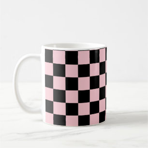Caneca De Café Padrão da placa de verificação do Pastel Black Pin