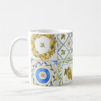 Caneca De Café Padrão da Praça da Aquarela de Lemões Sicilianos