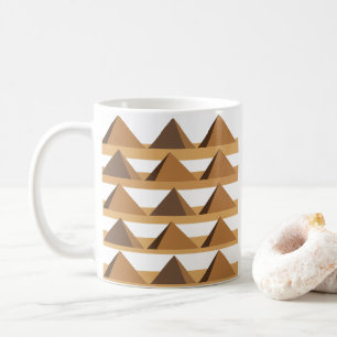Caneca De Café Padrão das Pirâmides Egípcias