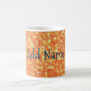 Caneca De Café Padrão de Abstrato exclusivo moderno de tendências