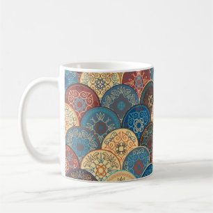 Caneca De Café Padrão de abstrato sem costura de abstra de cor d