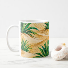 Caneca De Café Padrão de Agave das Dunas do Deserto