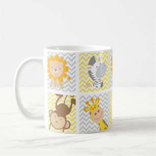 Caneca De Café Padrão de Amigos da Selva
