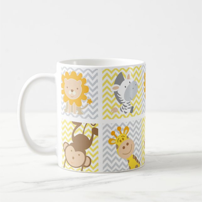 Caneca De Café Padrão de Amigos da Selva (Esquerda)