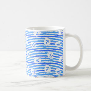 Caneca De Café Padrão de Âncora de Água 1