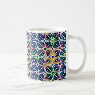 Caneca De Café Padrão de Azulejo Geométrico Zellige Marroquino
